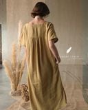  Leafa Dress - Xanh olive 