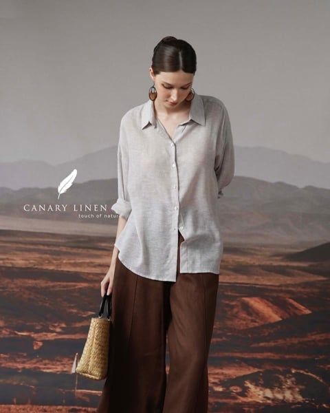  Drift Shirt - Xám 2 sợi 