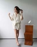  Mira Set - Hoa kem bông tím 