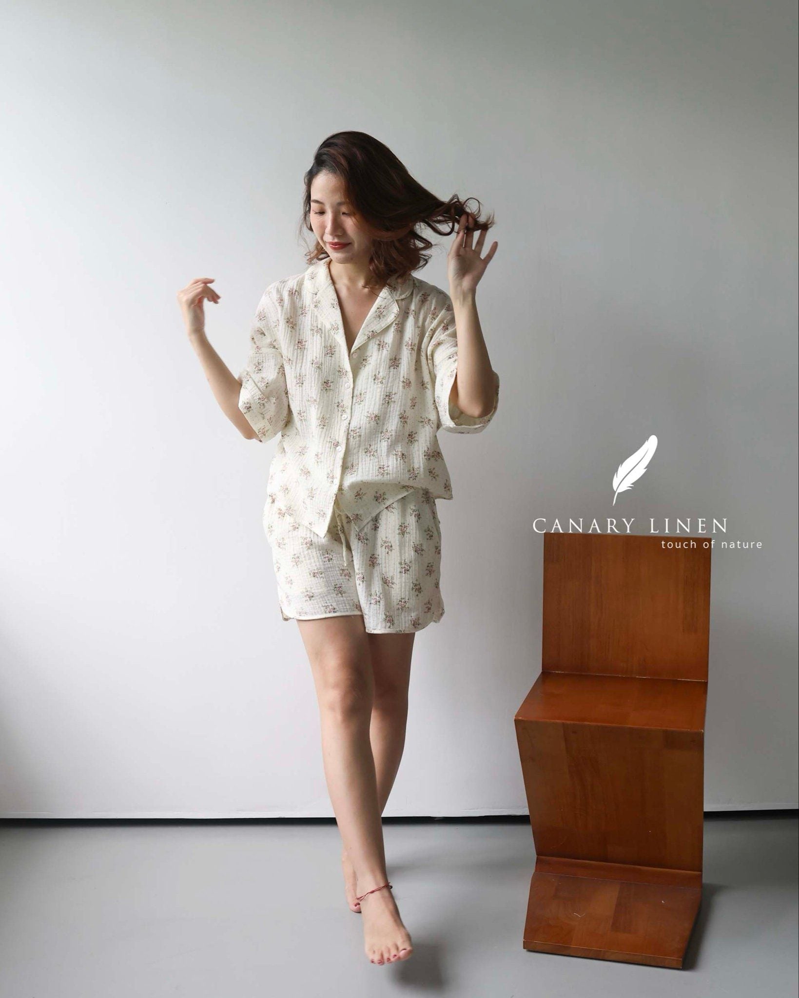  Mira Set - Hoa kem bông tím 