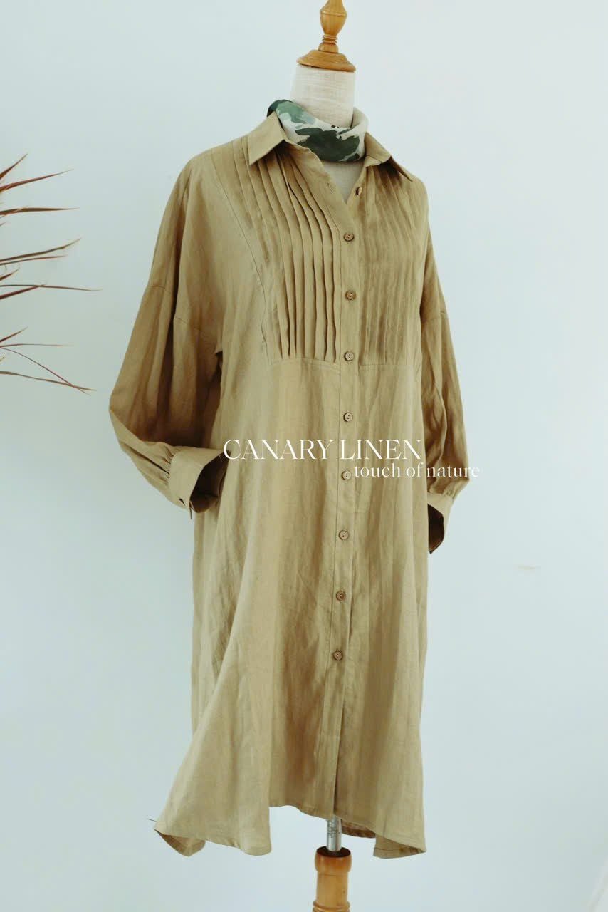 Cinna Dress - Xanh Olive 
