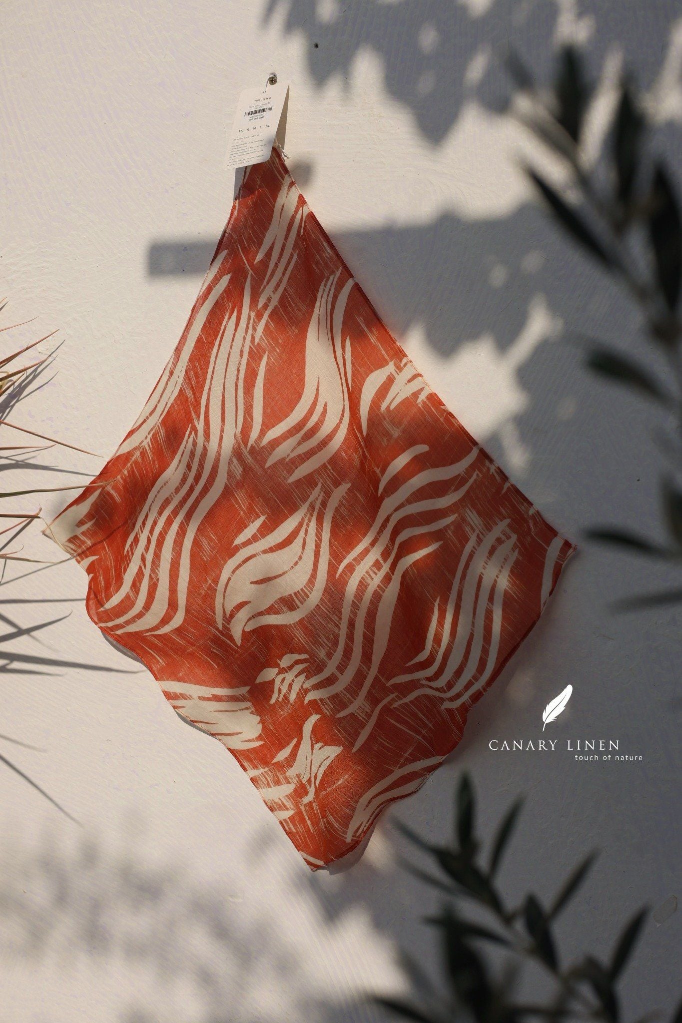  Clara Scarf - Sóng đỏ 