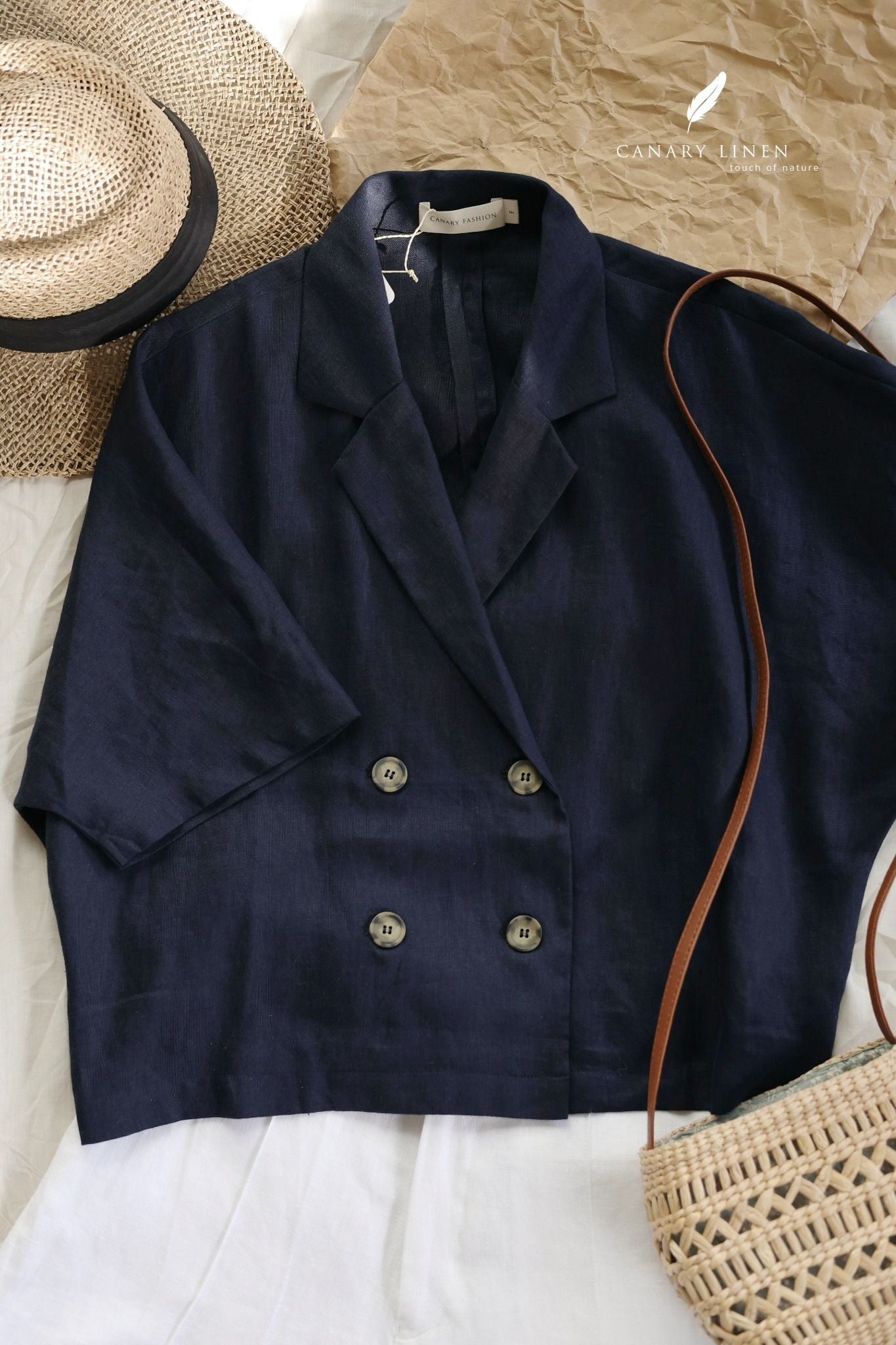  Dara Top - Xanh navy 