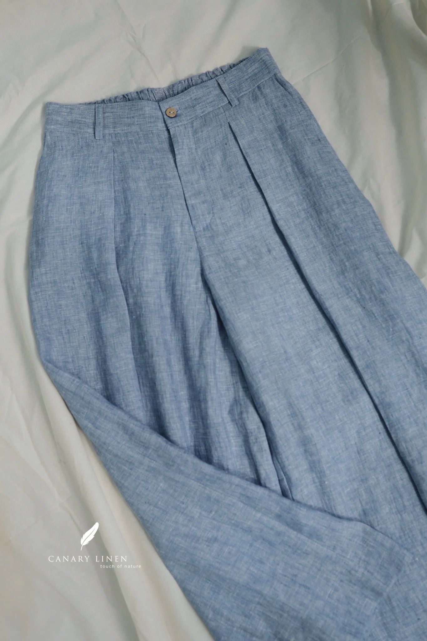  Wide Pants - Xanh nhạt 