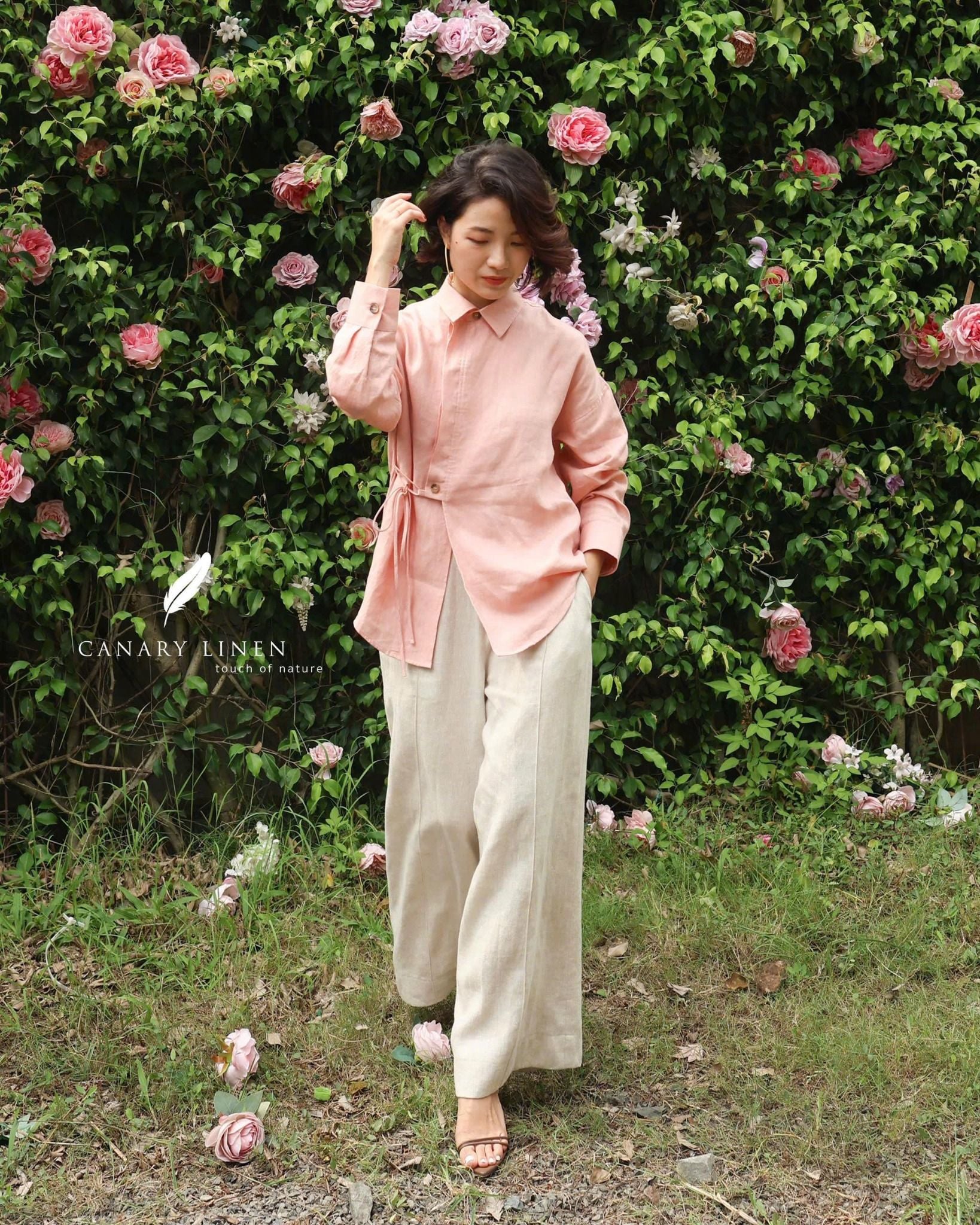  Midline Pants - Muối tiêu 