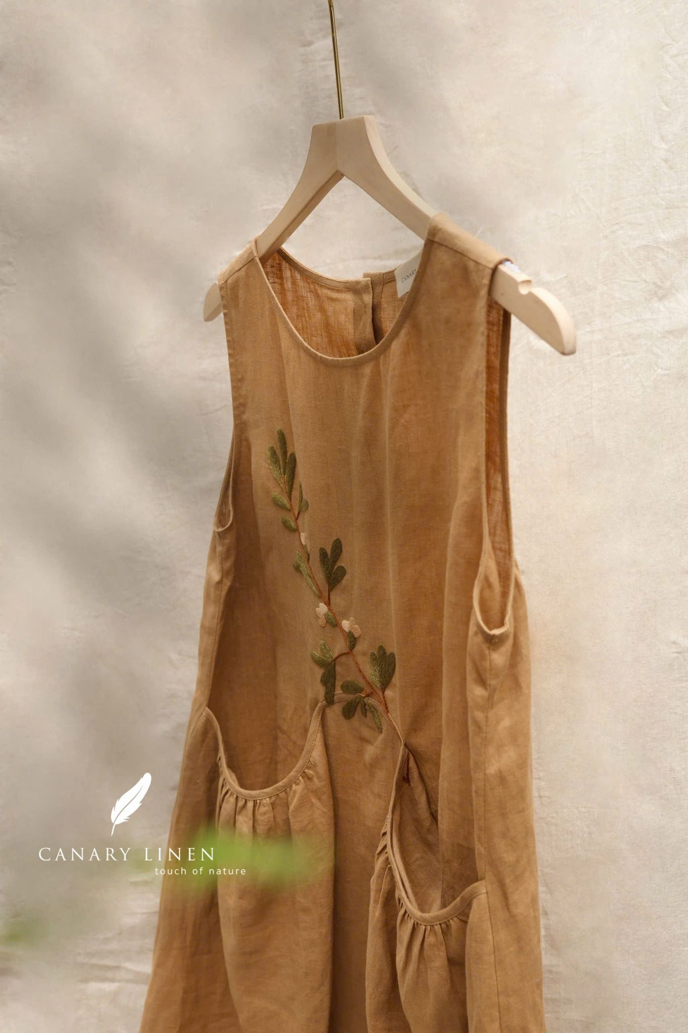  Ivy Dress - Nâu mocha 
