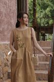  Ivy Dress - Nâu mocha 