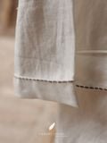  Eira Blazer - Trắng viền Nâu choco 