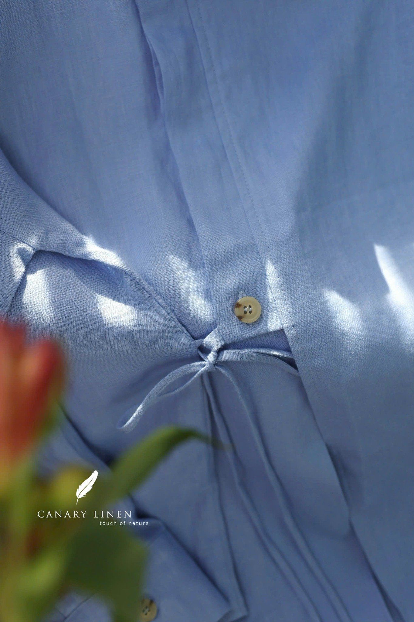  Bow Shirt - Xanh nhạt 