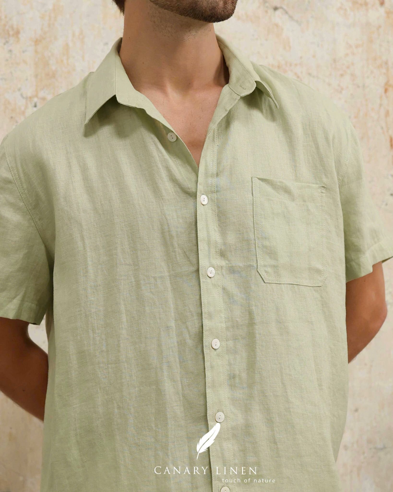  SharpLine Shirt - Xanh đậu 