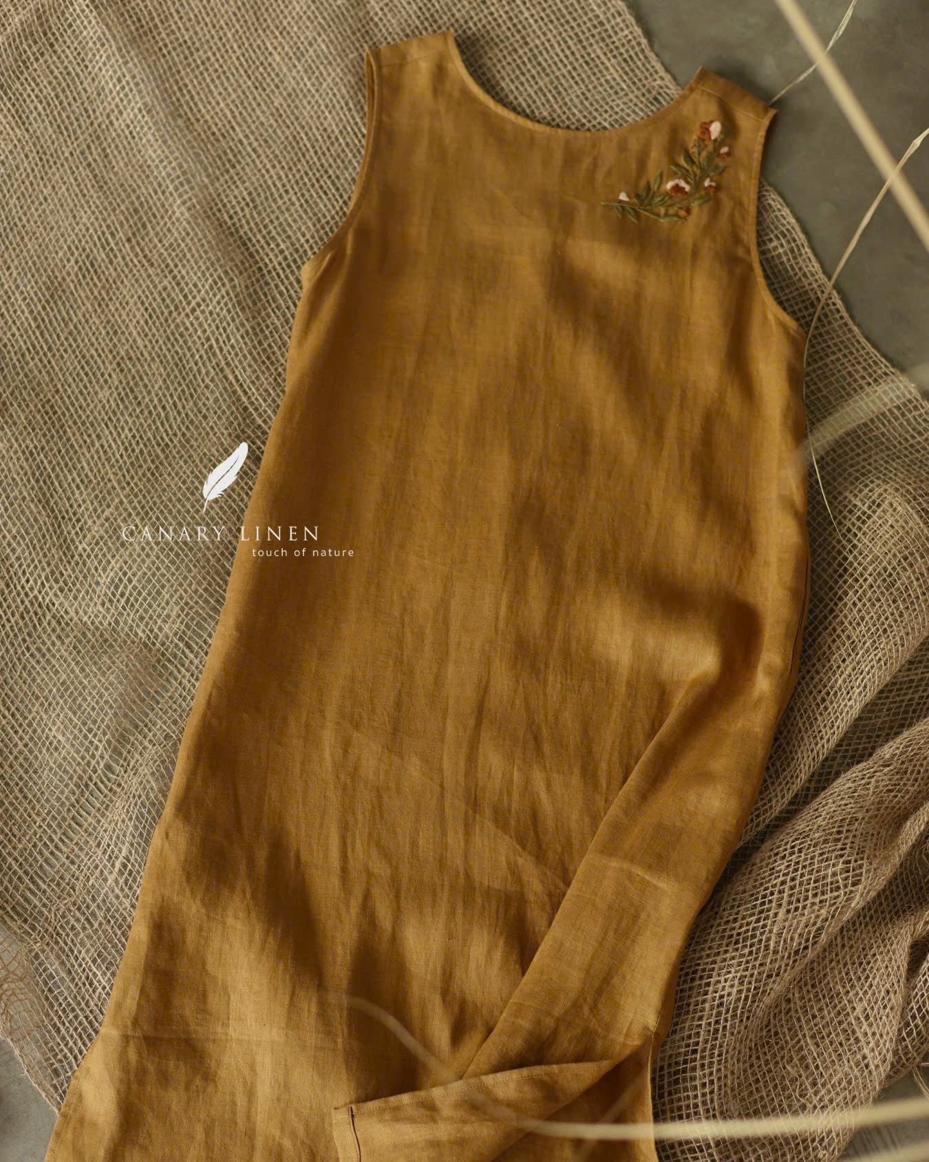  Bloom V Dress - Vàng dưa cải 