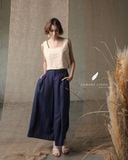  Wide Pants - Xanh Navy 