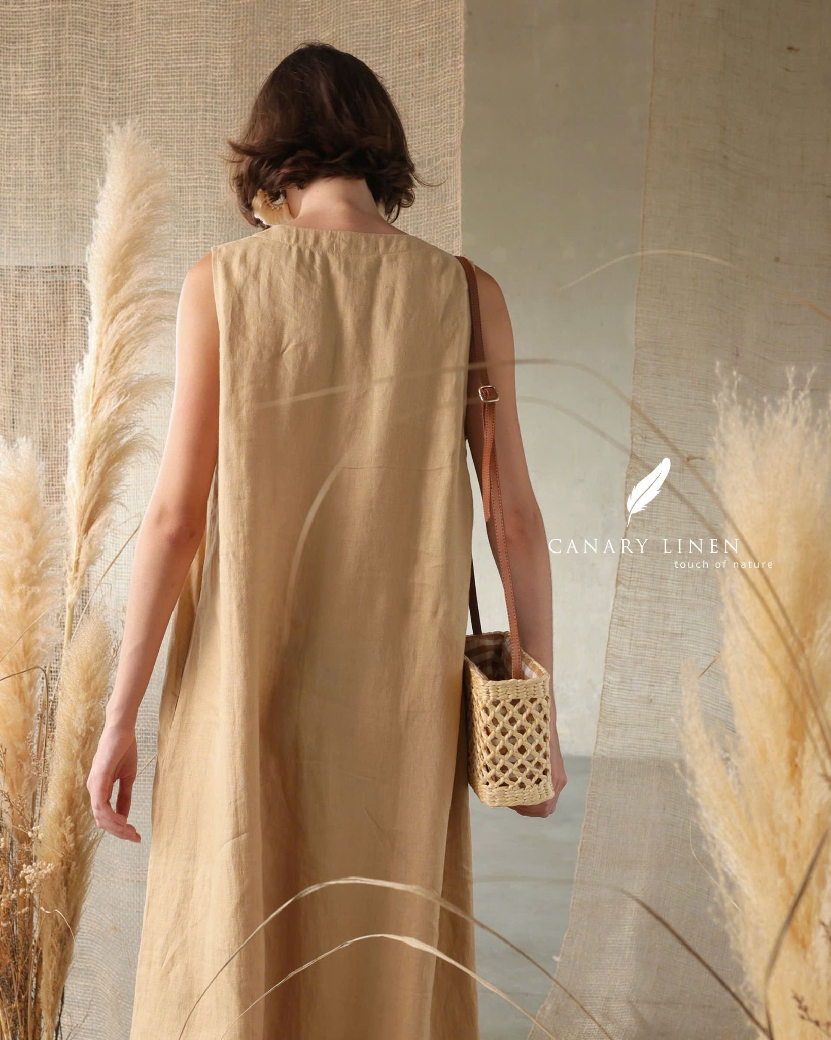  Florie Dress - Be vàng 