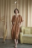  Lyra Dress - Nâu cafe 