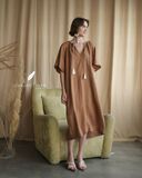 Lyra Dress - Nâu cafe 