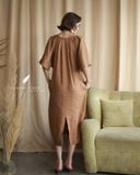  Lyra Dress - Nâu cafe 