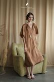  Lyra Dress - Nâu cafe 