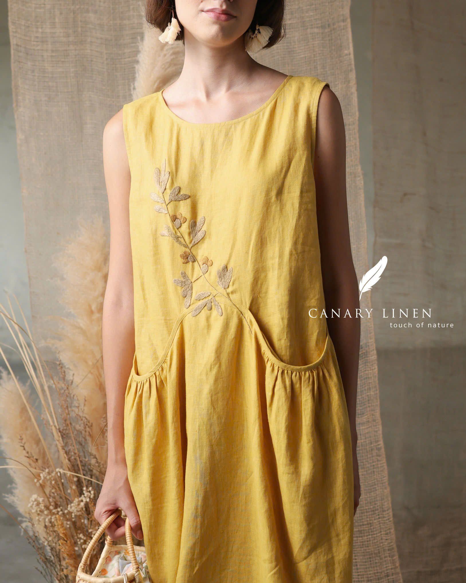  Ivy Dress - Vàng chanh 