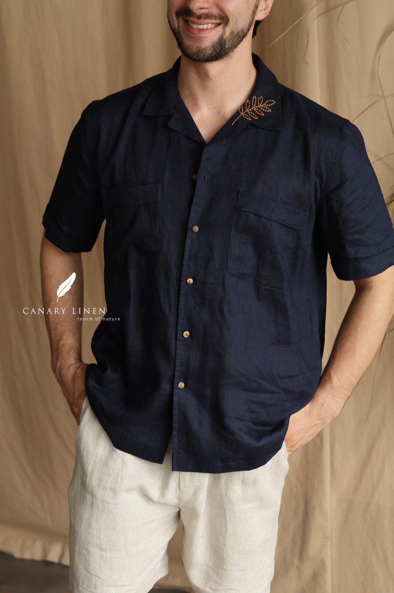  Grove Shirt - Xanh navy 
