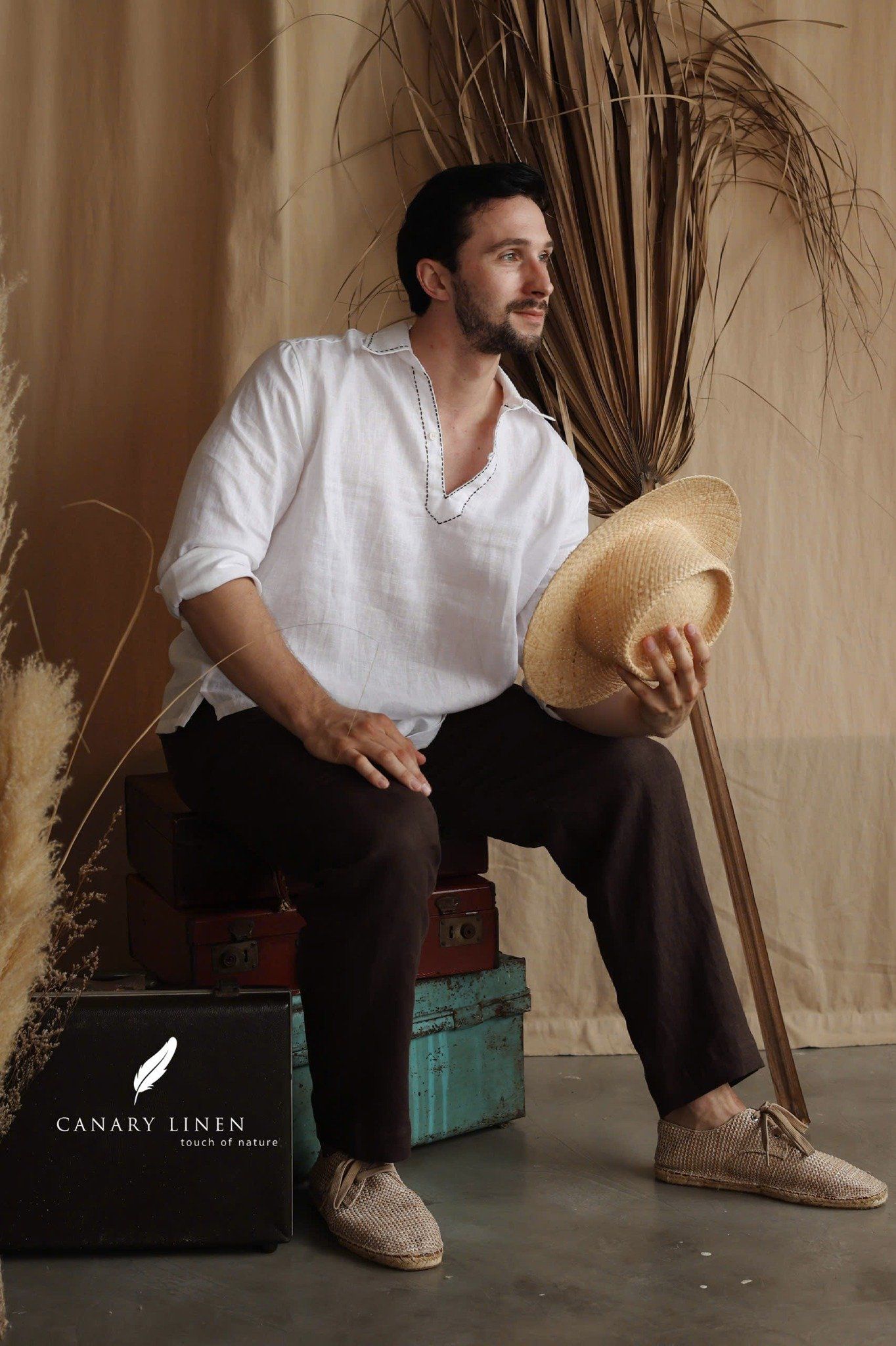  Placket Shirt - Trắng 