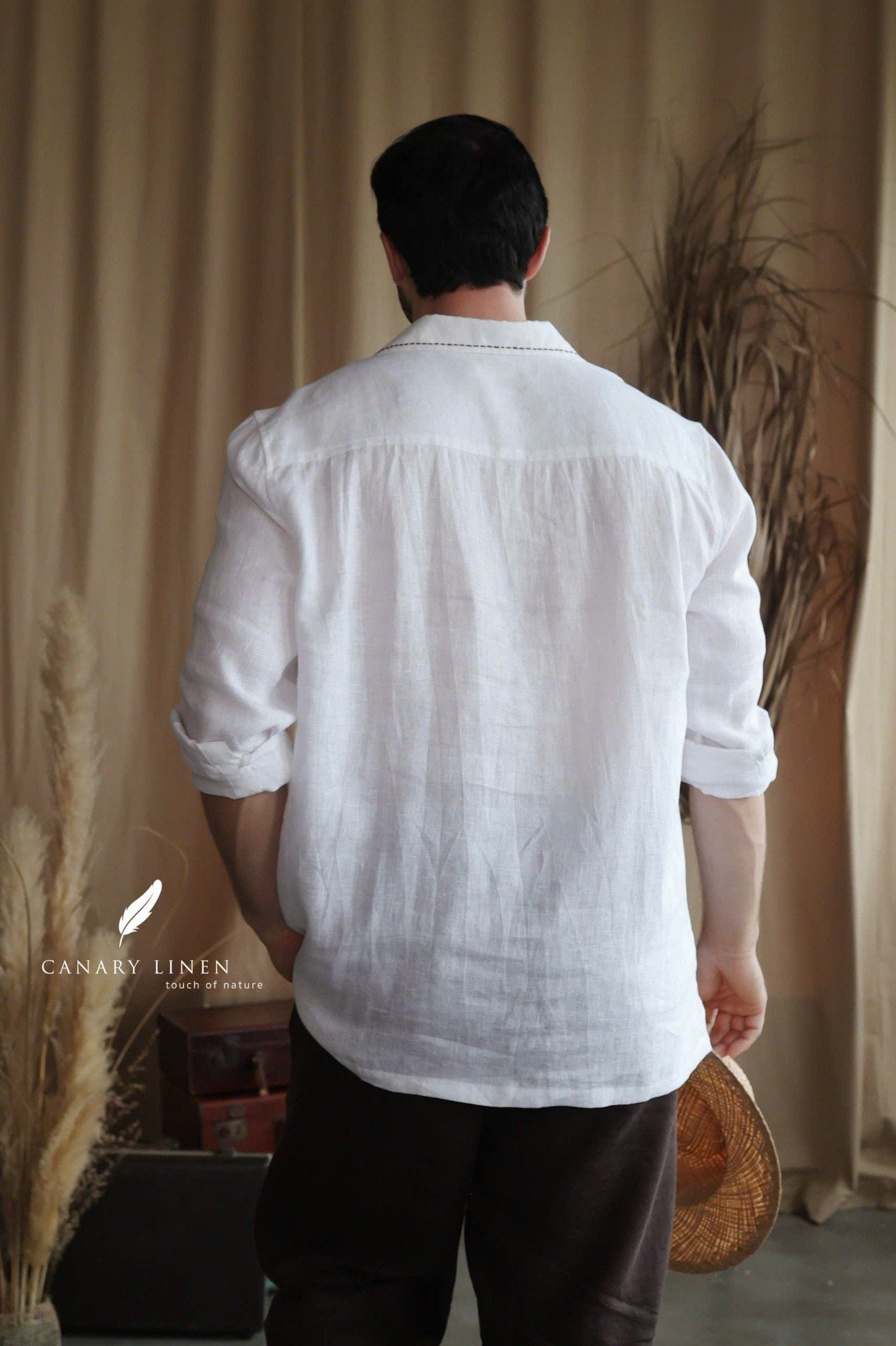  Placket Shirt - Trắng 