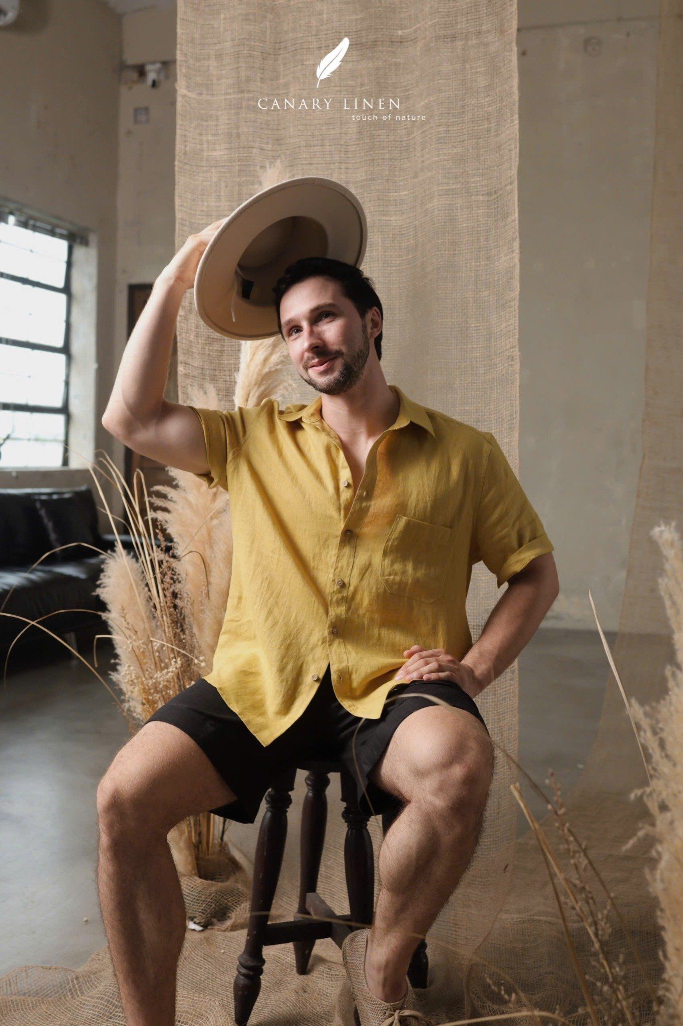  SharpLine Shirt - Vàng chanh 