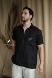 Short-Sleeve Polo Shirt - Đen 