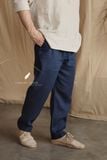  Men's Linen Stride Pants - Xanh Navy 