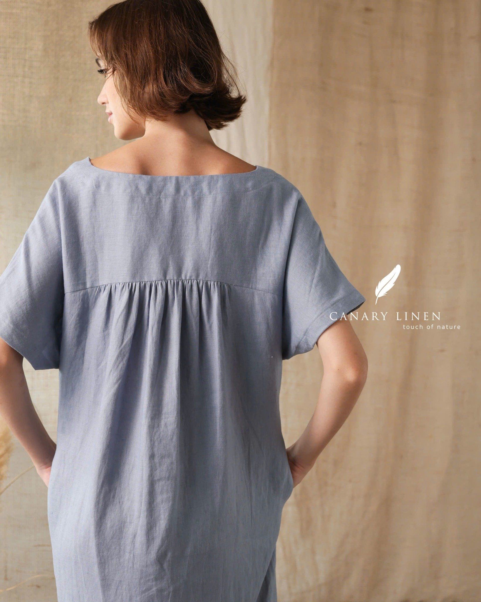  Leafa Dress - Xanh xám 