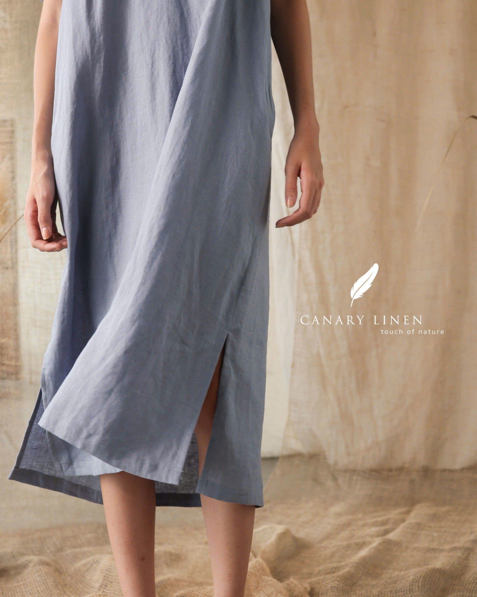  Leafa Dress - Xanh xám 