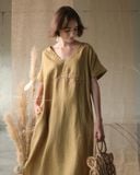  Leafa Dress - Xanh olive 