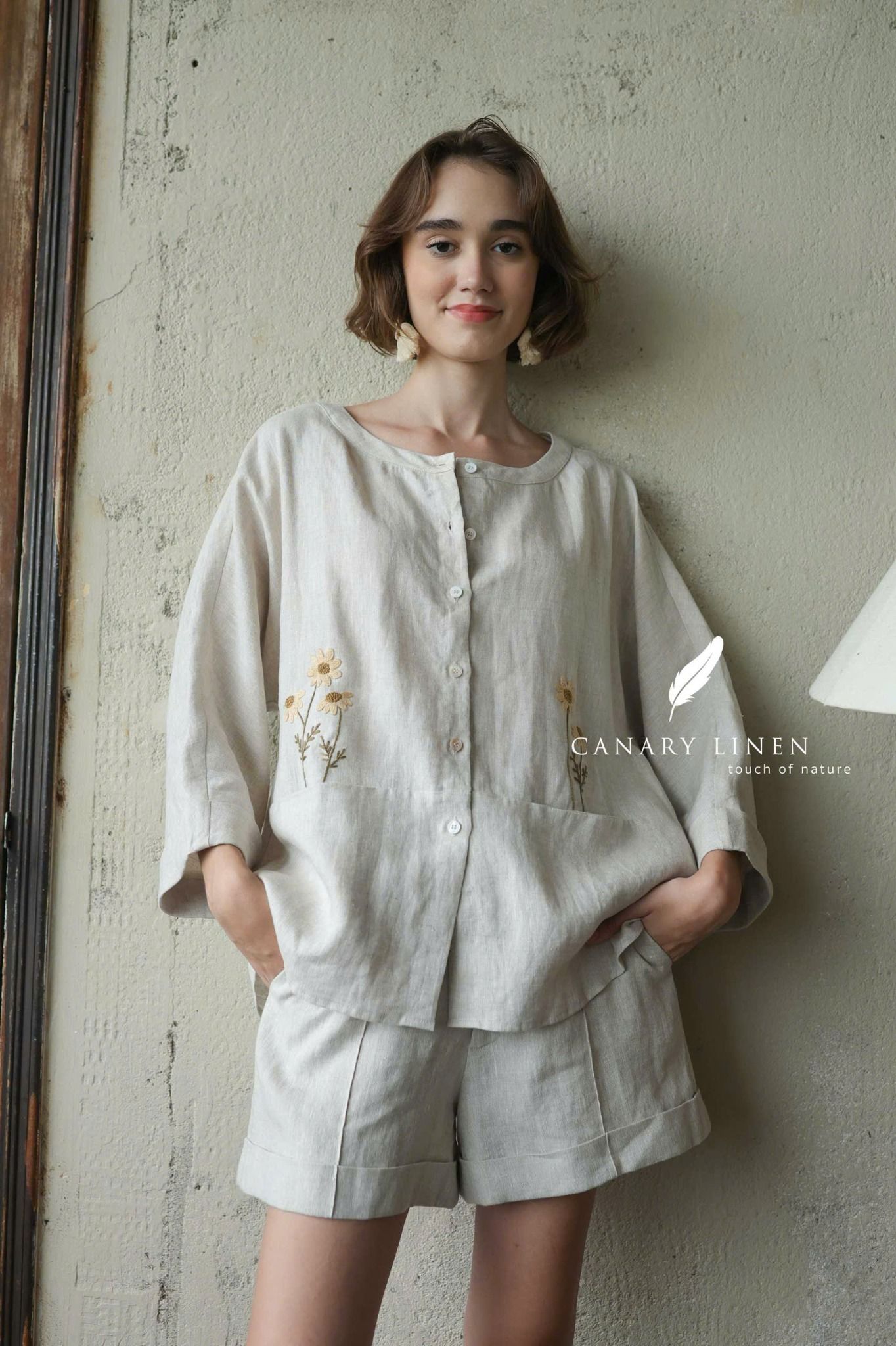  Camie Shirt - Muối tiêu 