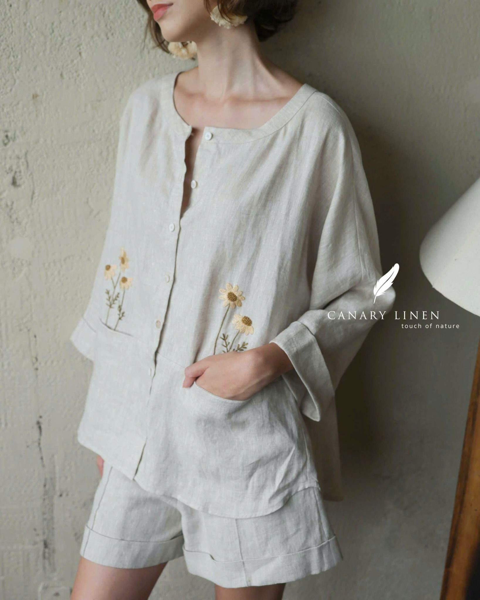  Camie Shirt - Muối tiêu 