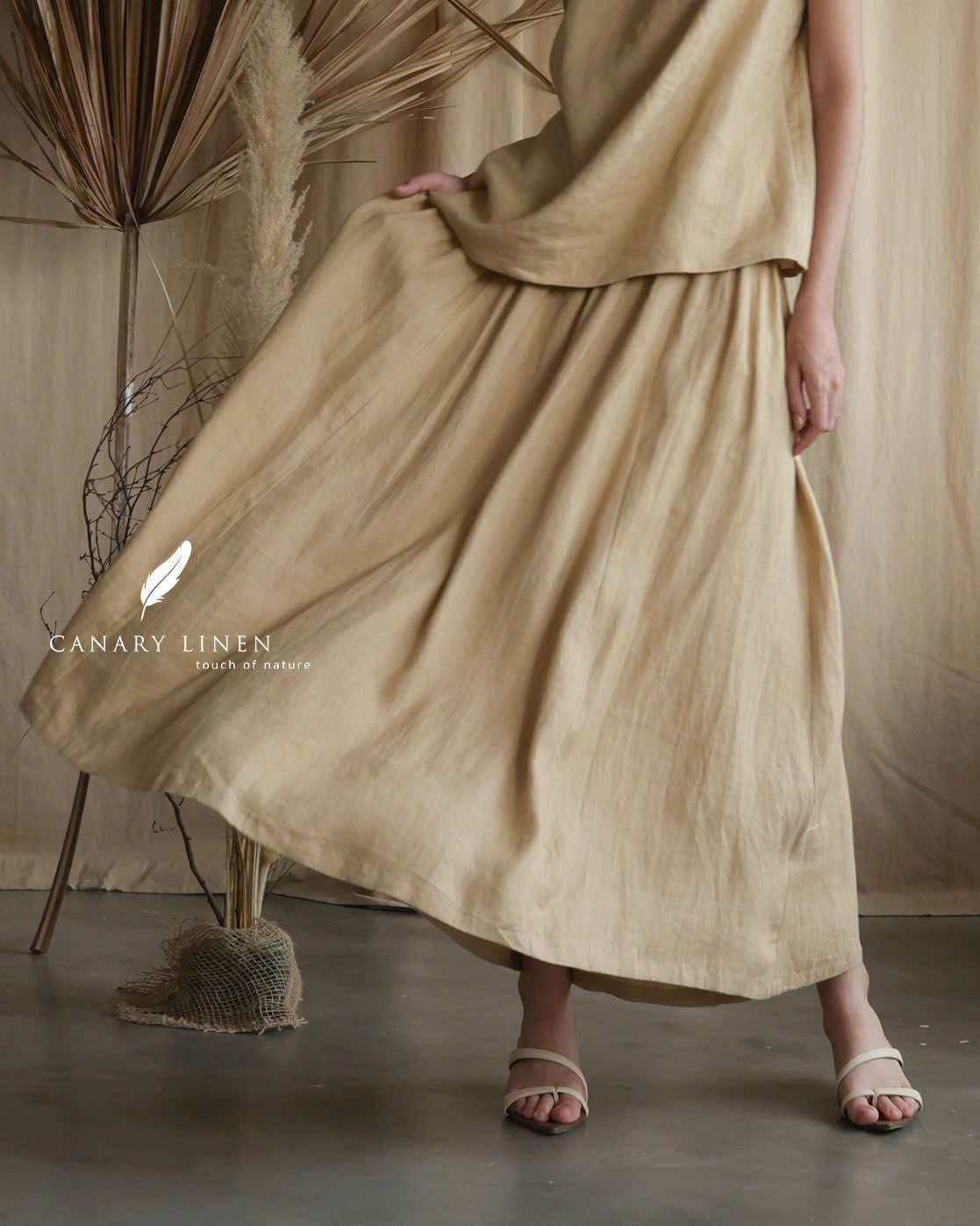  Muse Skirt - Be vàng 