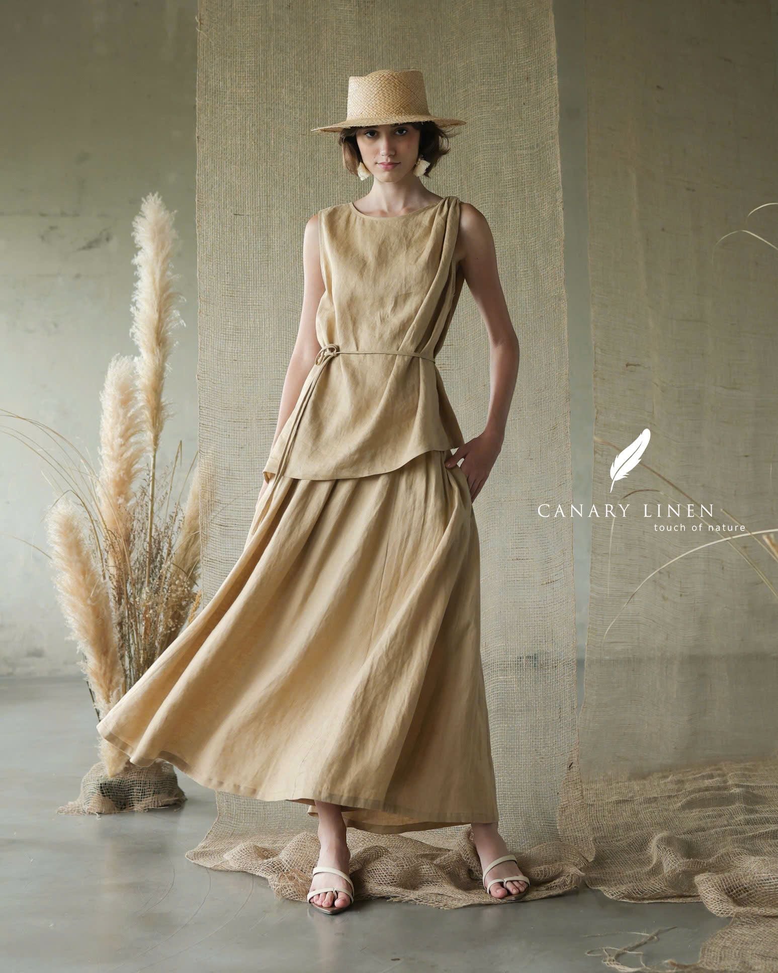  Muse Skirt - Be vàng 