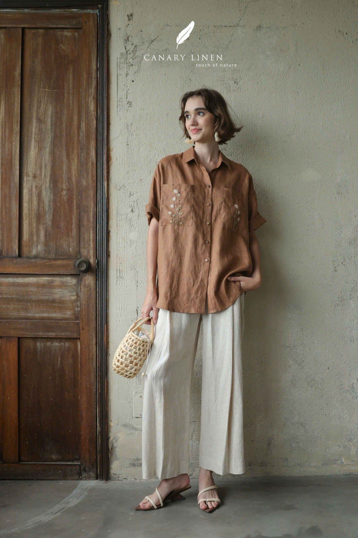  Pleat Pants - Muối tiêu 