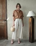  Daisia Shirt - Nâu cafe 