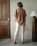  Pleat Pants - Muối tiêu 