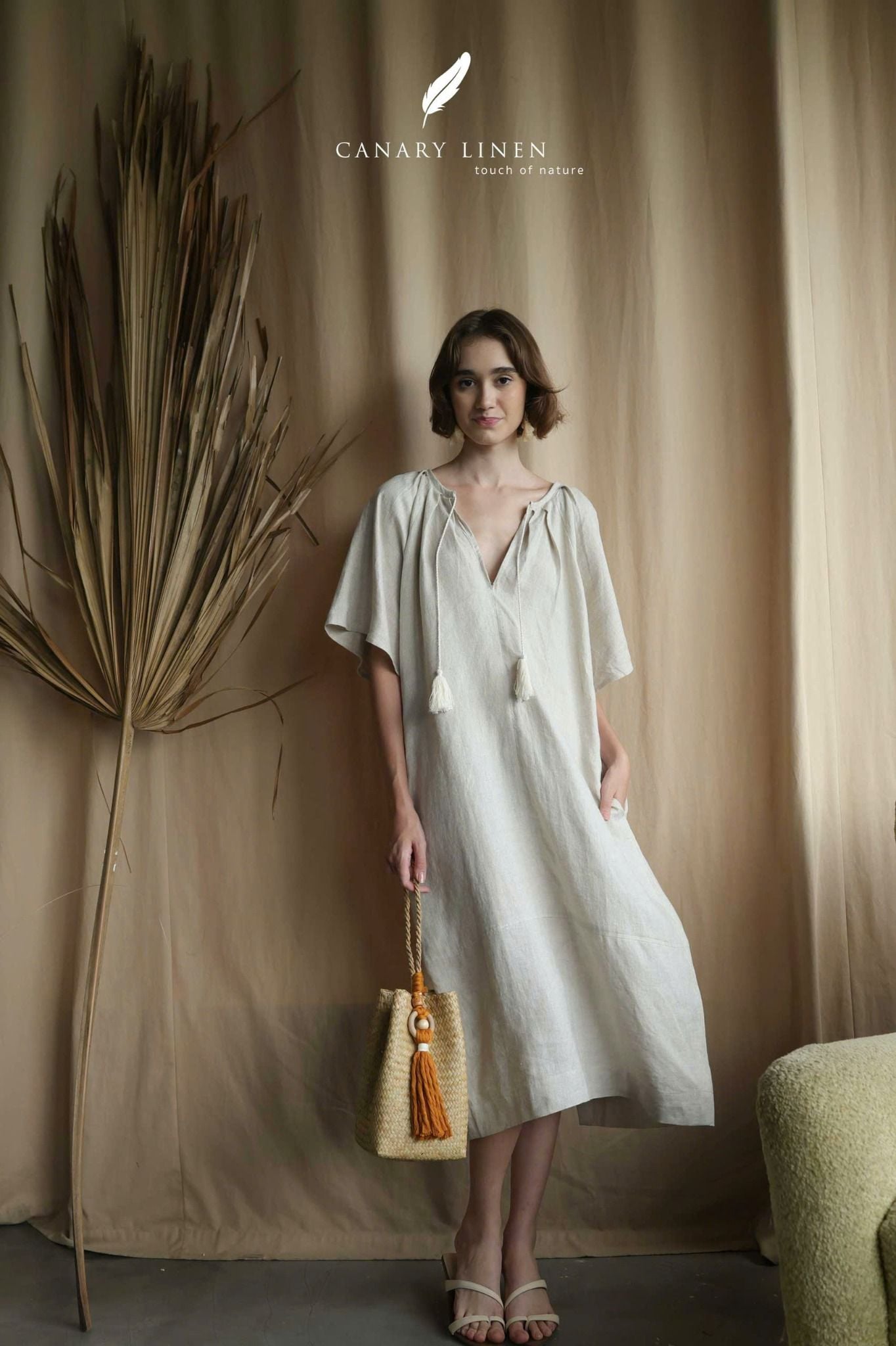  Lyra Dress - Muối tiêu 