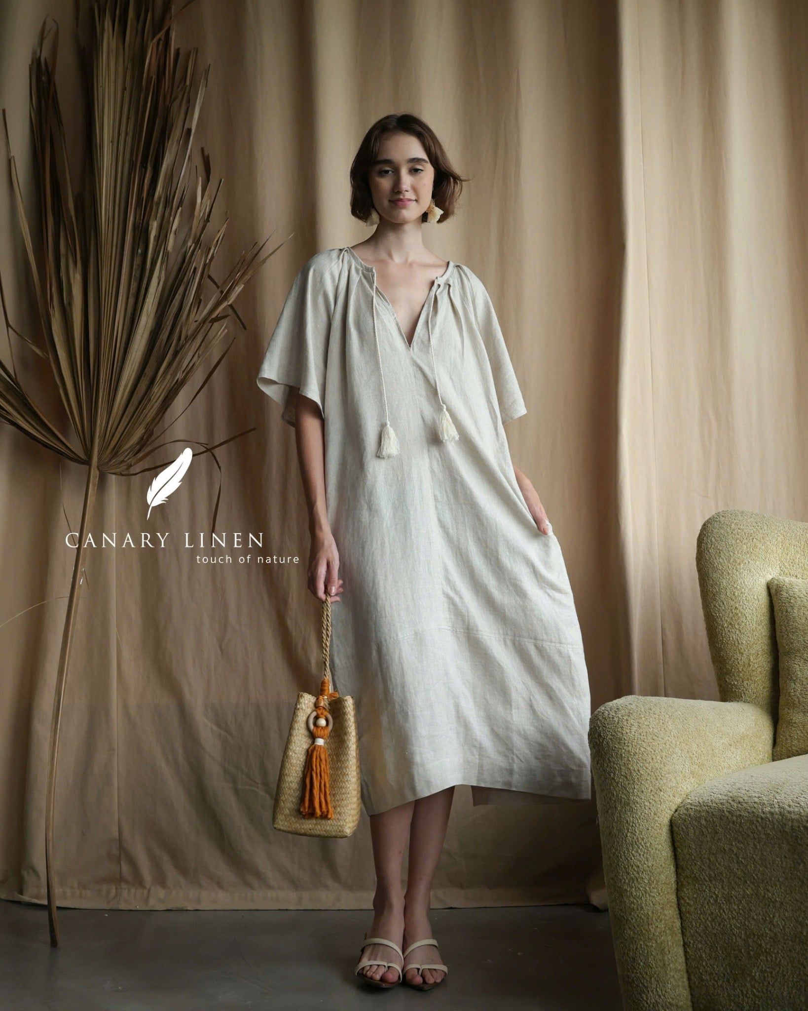  Lyra Dress - Muối tiêu 