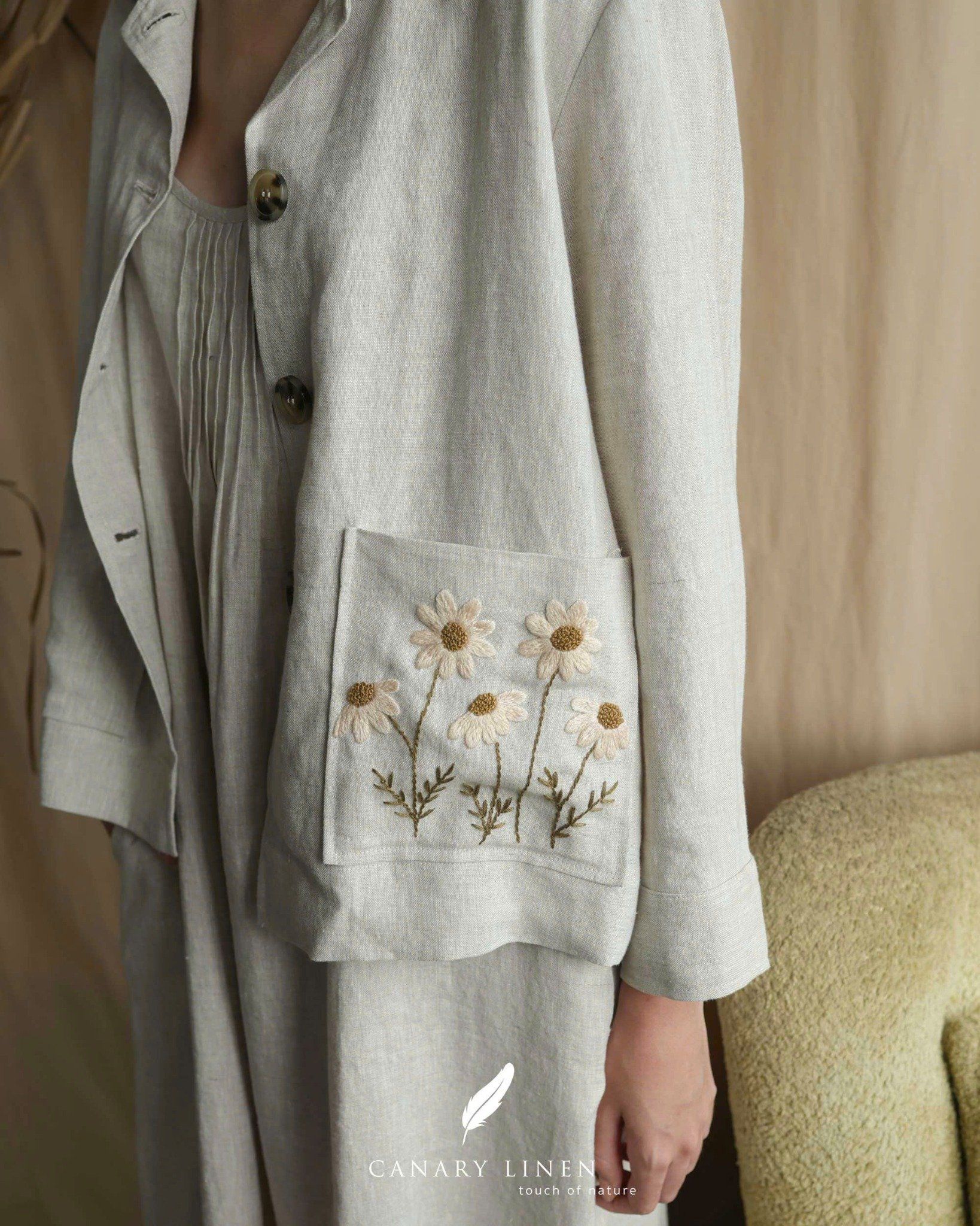  Daisy Coat - Muối tiêu 