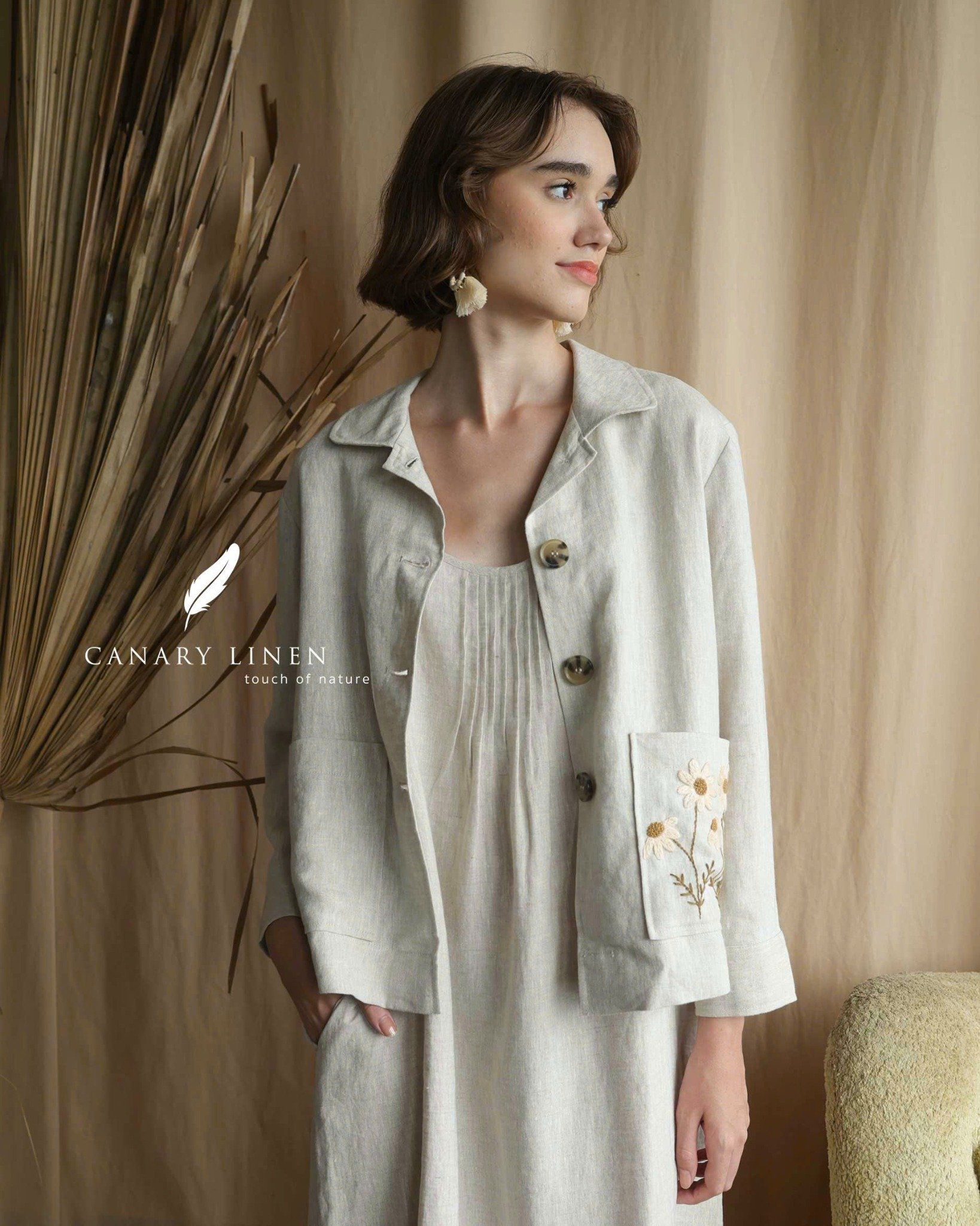  Daisy Coat - Muối tiêu 