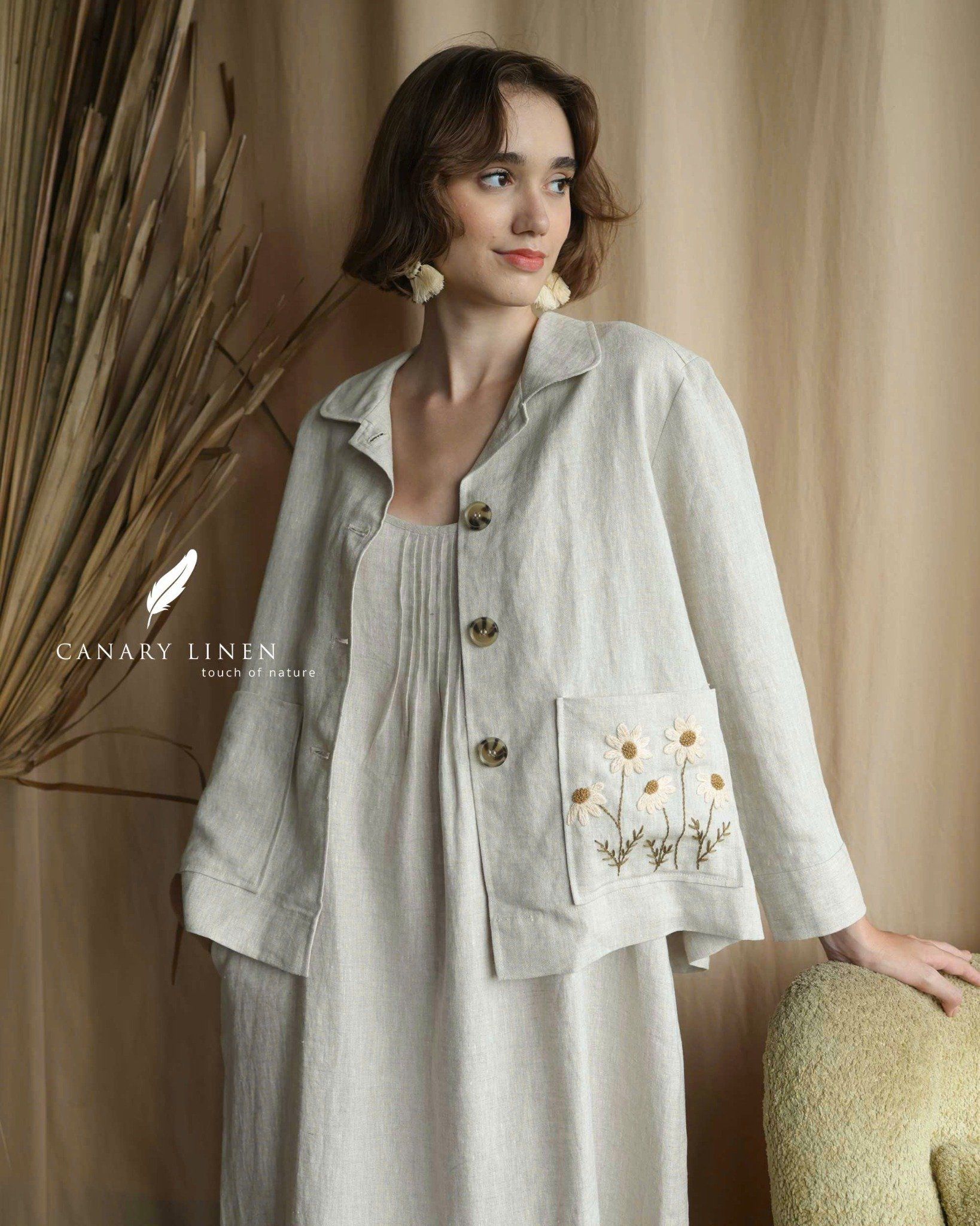  Daisy Coat - Muối tiêu 