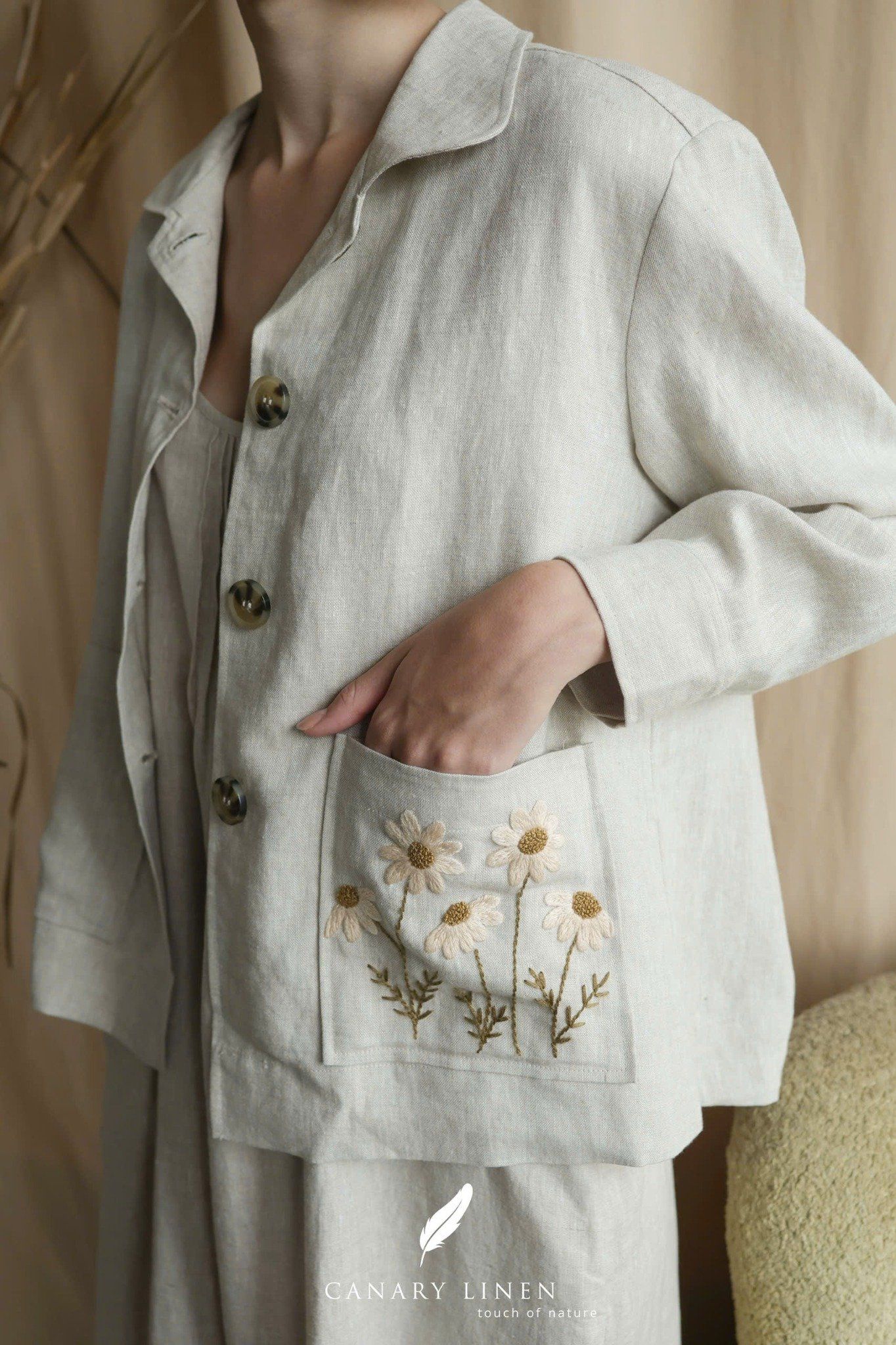  Daisy Coat - Muối tiêu 