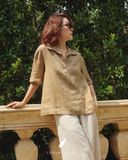  Petal Shirt - Be vàng 