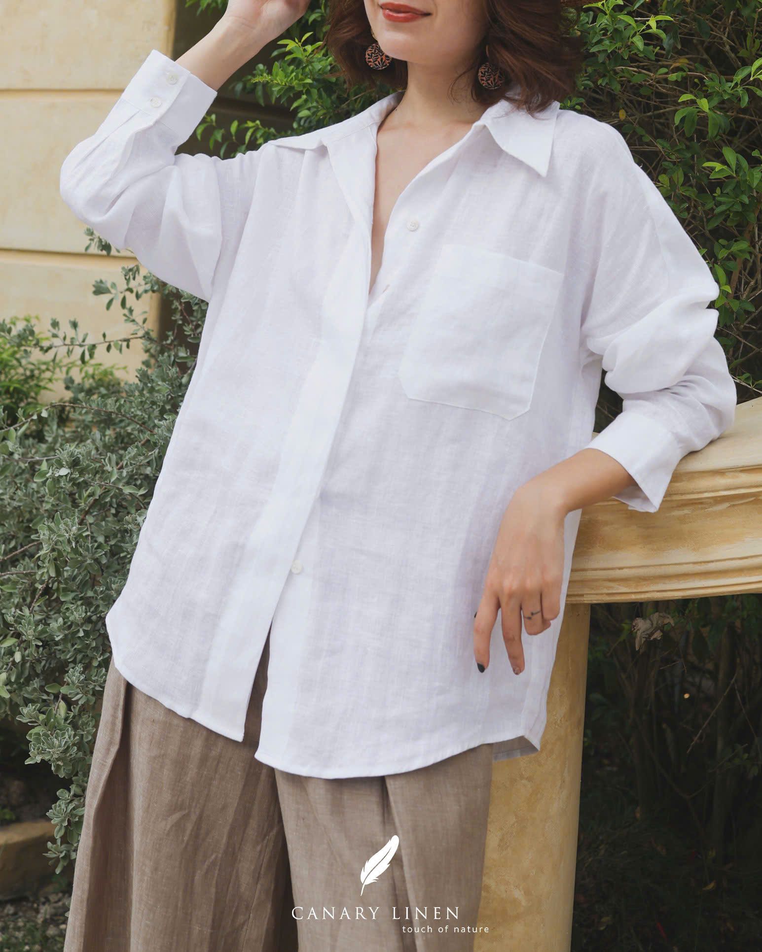  Ease Shirt - Trắng 