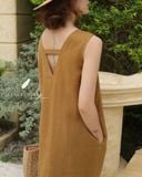  Bloom V Dress - Vàng dưa cải 