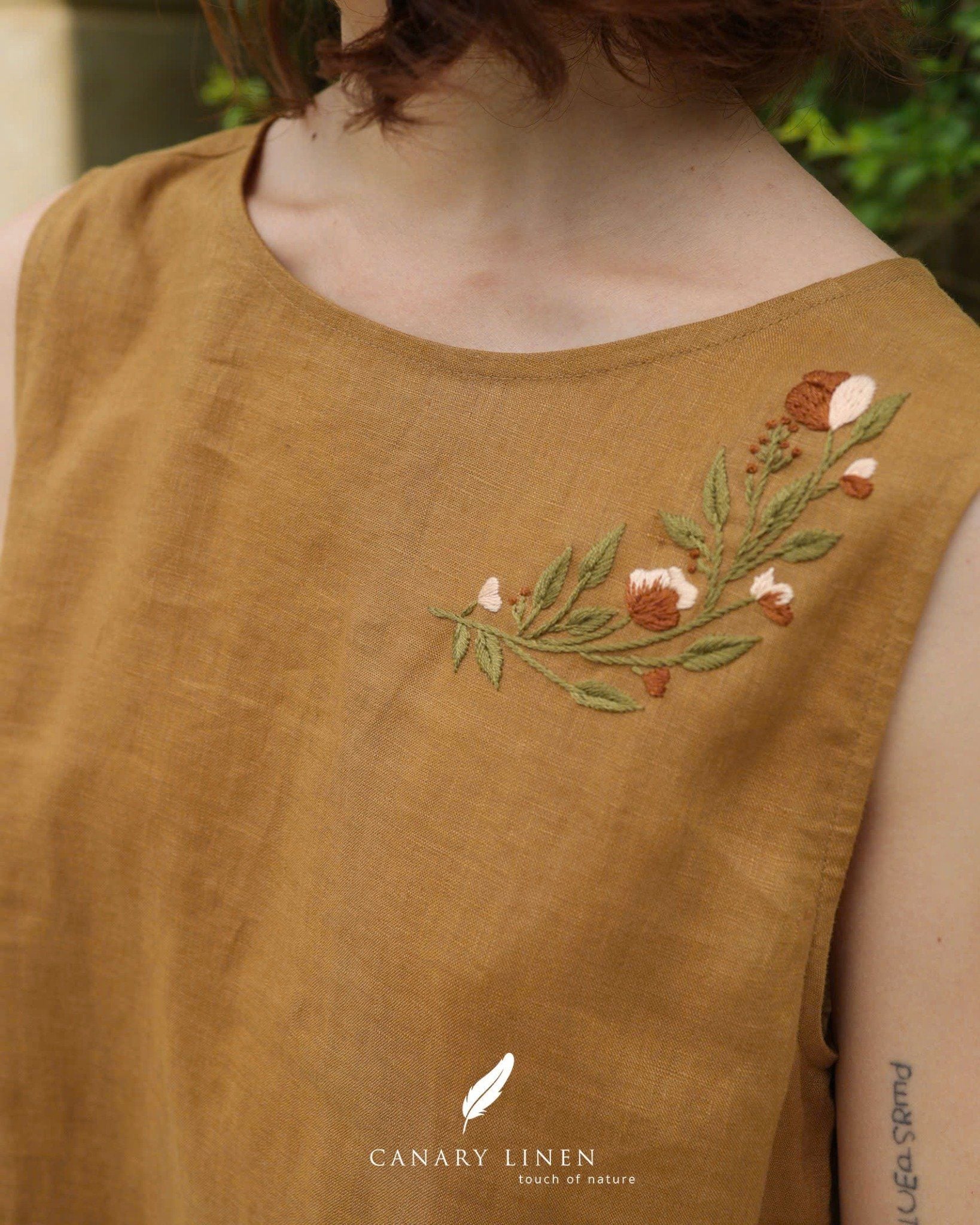  Bloom V Dress - Vàng dưa cải 