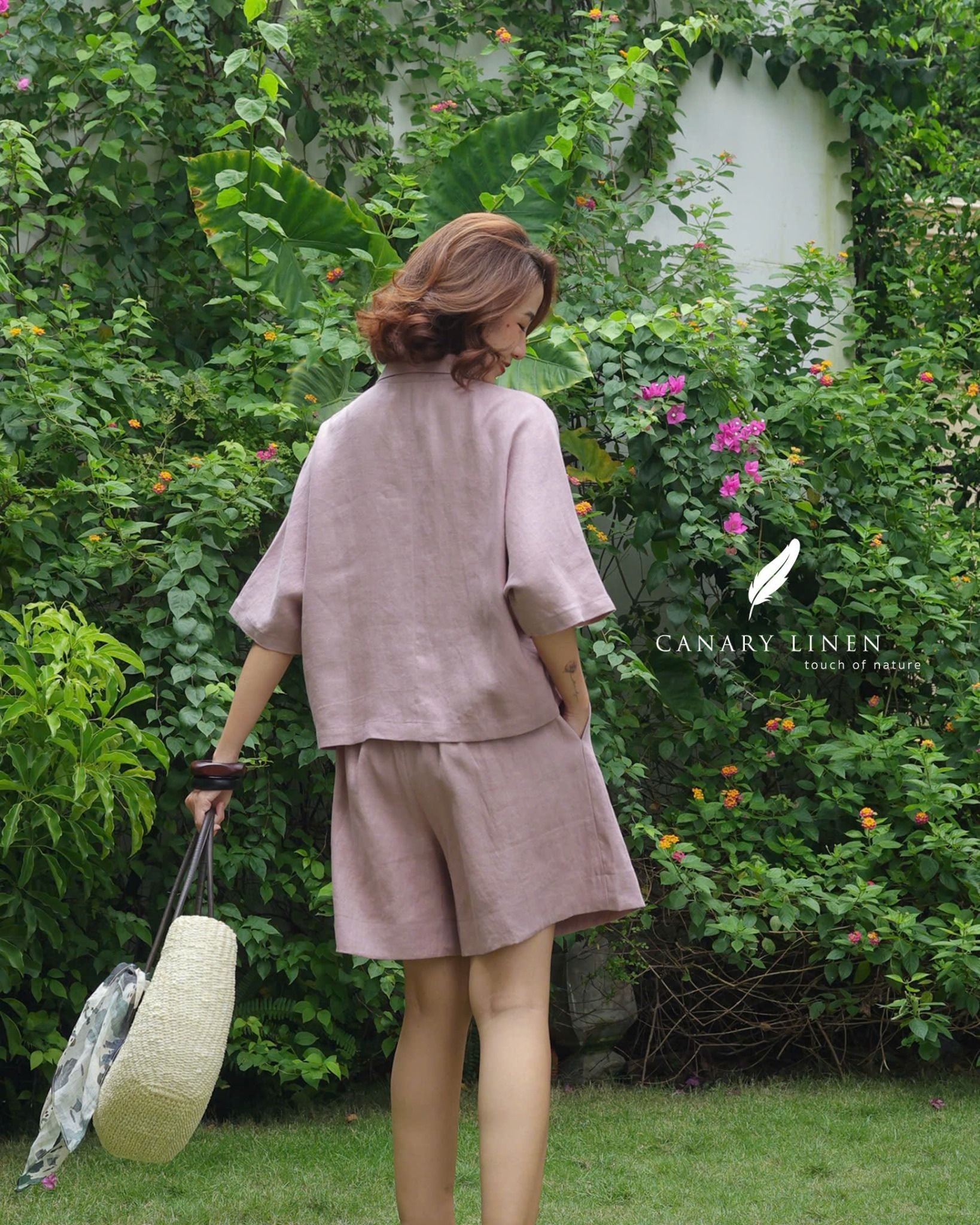  Nami Shorts - Hồng vỏ đỗ đậm 