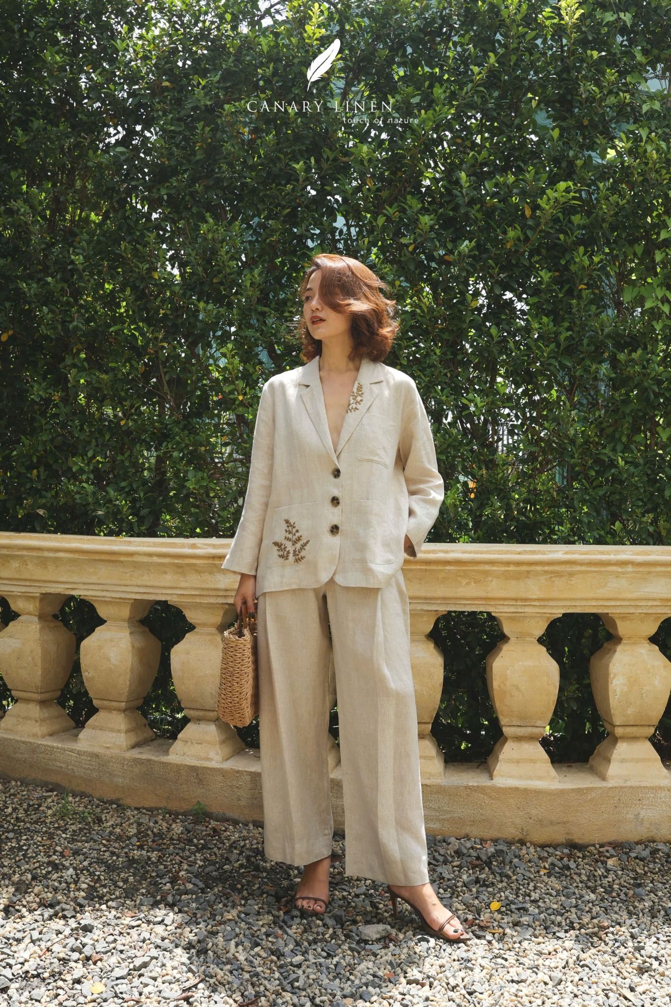  Pleat Pants - Muối tiêu 